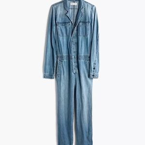 Madewell Denim Riveter Coverall Jumpsuit